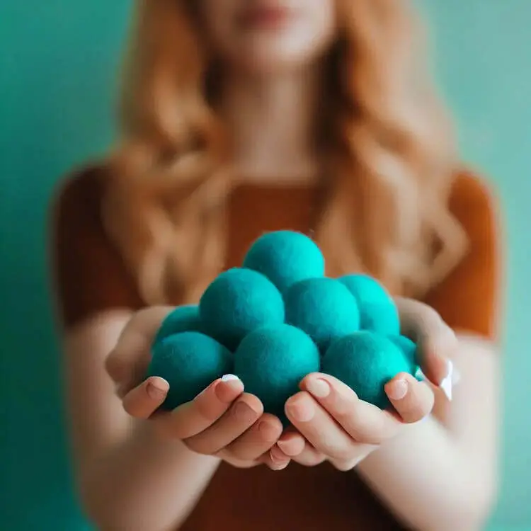 Vibrant Felted Wool Balls for Home & Gift Crafting